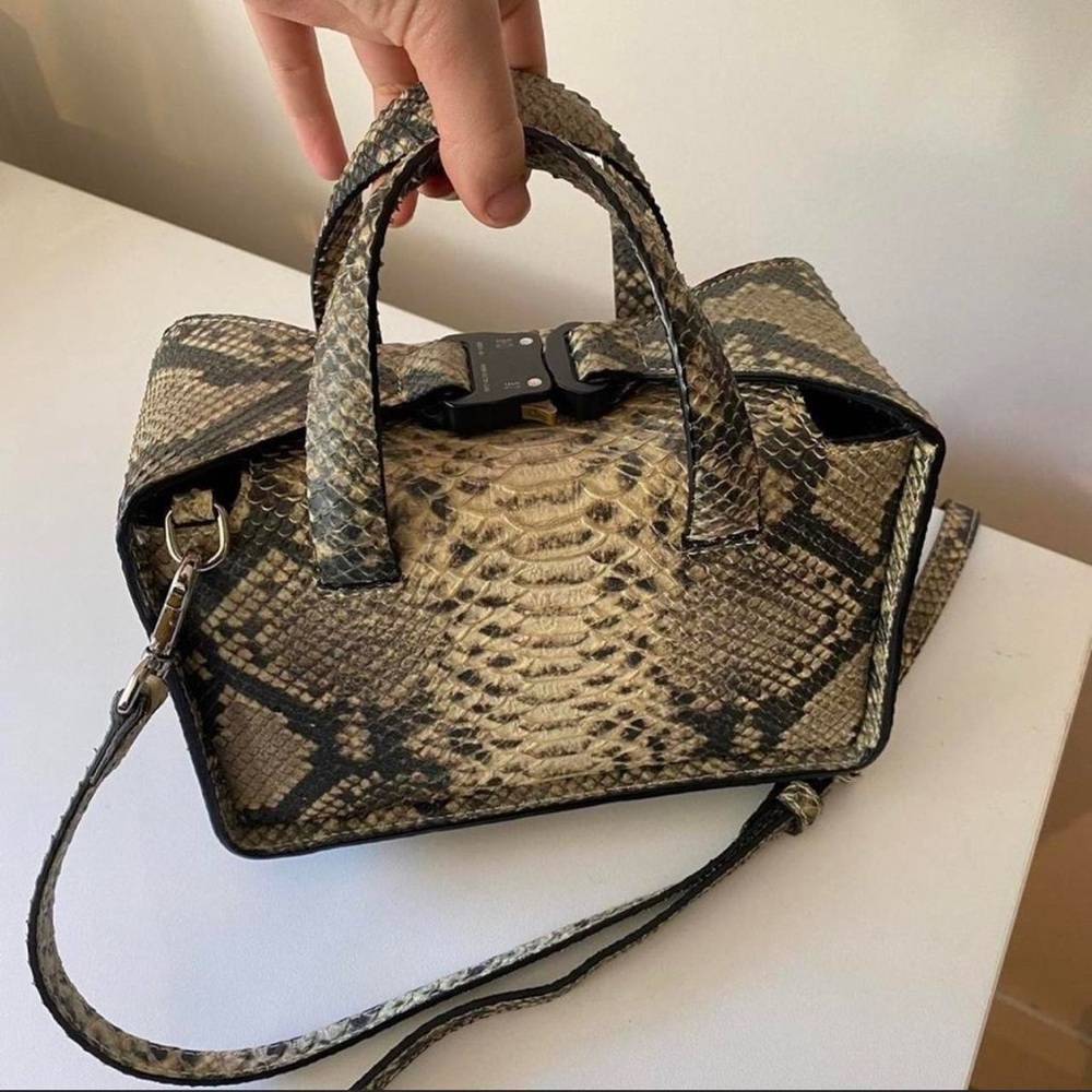 1017 ALYX 9SM Snake Print Mini Bag